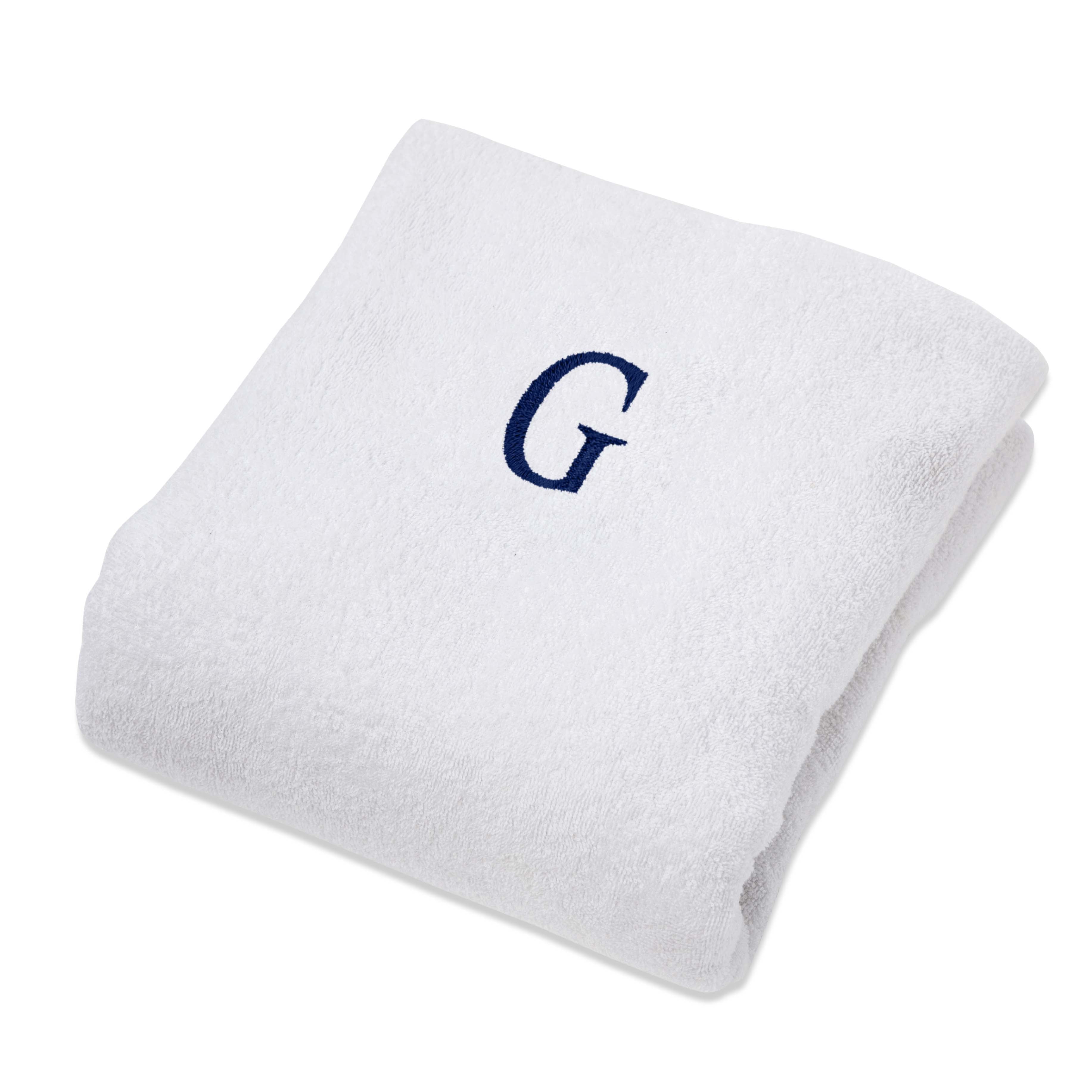 Custom Monogrammed Cotton Terry Chaise Lounge Slipcover - Waterproof Outdoor Patio Furniture Cover for Poolside, Garden & Deck Protection
