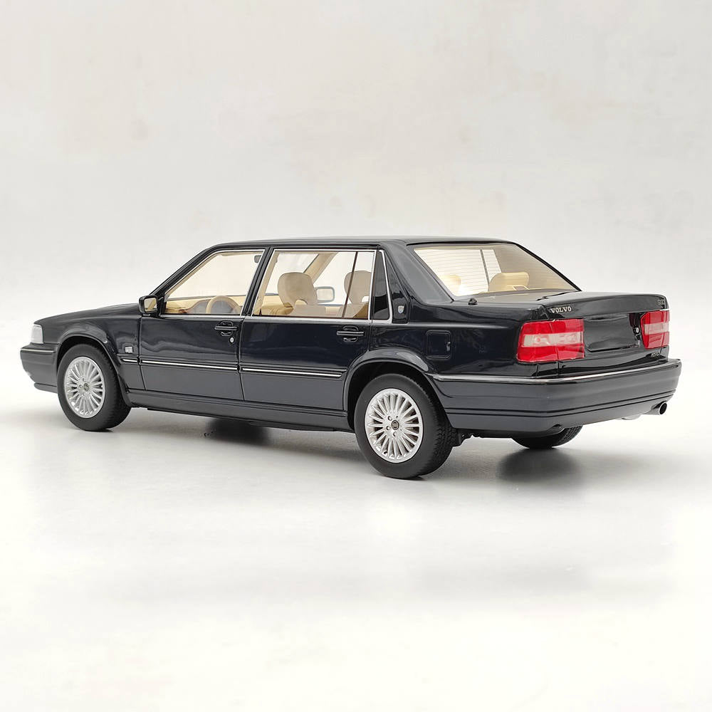 1/18 Scale Volvo S90 Royal Level 3 1998 Blue Resin Model Car - DNA Collectibles DNA000088 - Perfect for Car Enthusiasts, Display Collections & Gift Giving