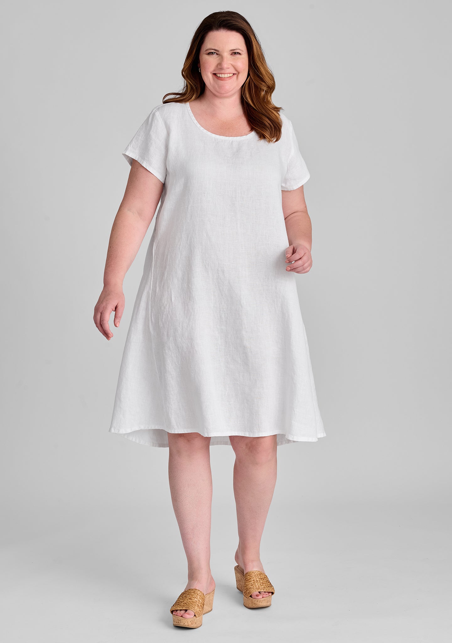 Women's Linen Park Dress - Breathable Summer Maxi Dress for Beach, Vacation & Casual Wear | Final Sale