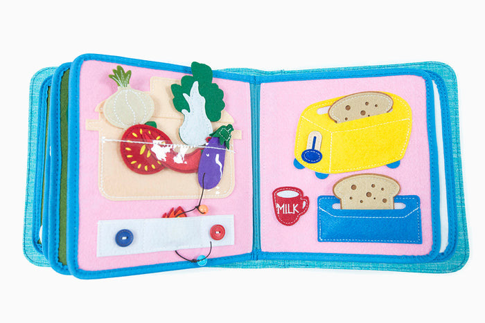 My First Book 5: Food for Toddlers 1 Year and Up - Interactive Learning Board Book for Early Childhood Development | Perfect for Mealtime, Playtime & Bedtime Reading