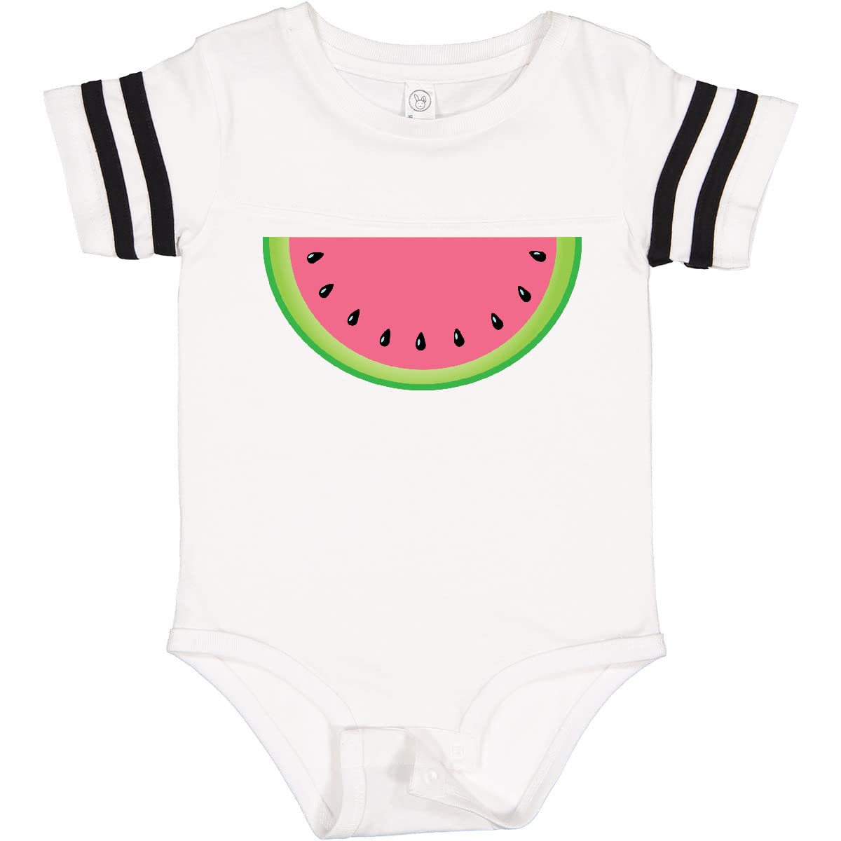 Inktastic Pink Watermelon Baby Bodysuit - Cute Summer Outfit for Infants, Toddler Clothes, Baby Shower Gift, Photo Shoot Outfit, Newborn Essentials