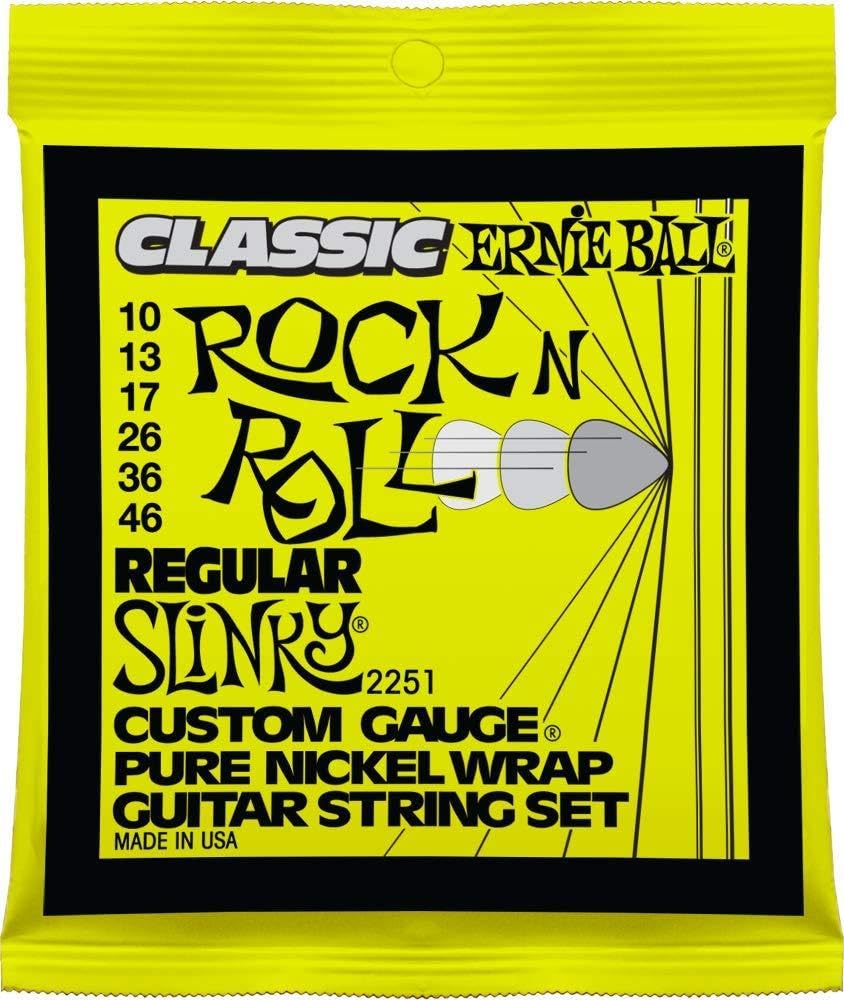 Ernie Ball Extra Slinky Classic Pure Nickel Electric Guitar Strings 8-38 Gauge (2-Pack) - Perfect for Rock, Blues & Metal Guitarists - Studio & Live Performance Ready
