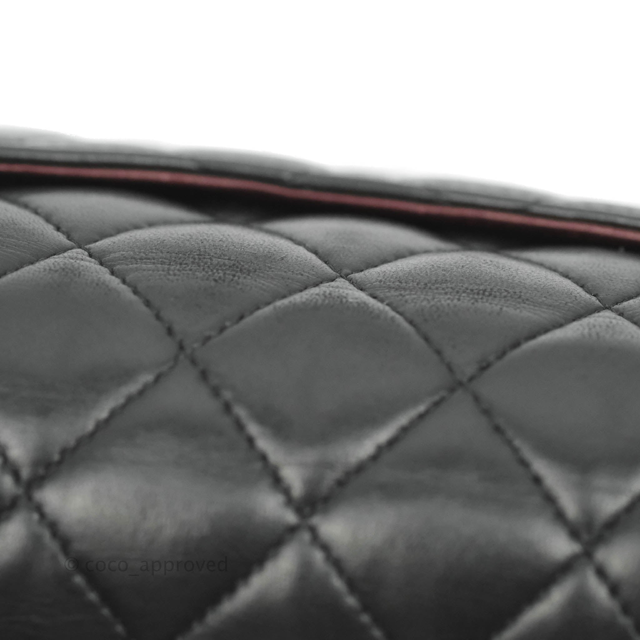 Chanel Classic Medium Double Flap Bag Black Lambskin Leather with Gold Hardware - Luxury Handbag for Women, Perfect for Evening Events & Special Occasions