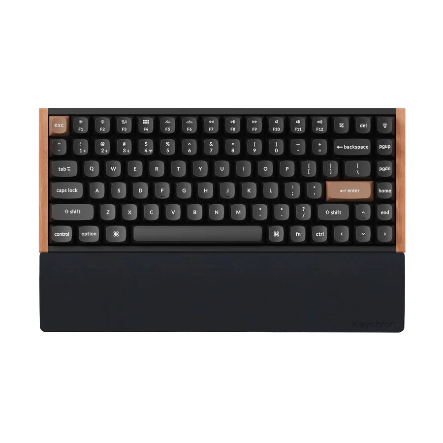 Keychron Ergonomic Silicone Wrist Rest for Keyboards - Comfortable Typing Support for Office, Gaming & Home Use