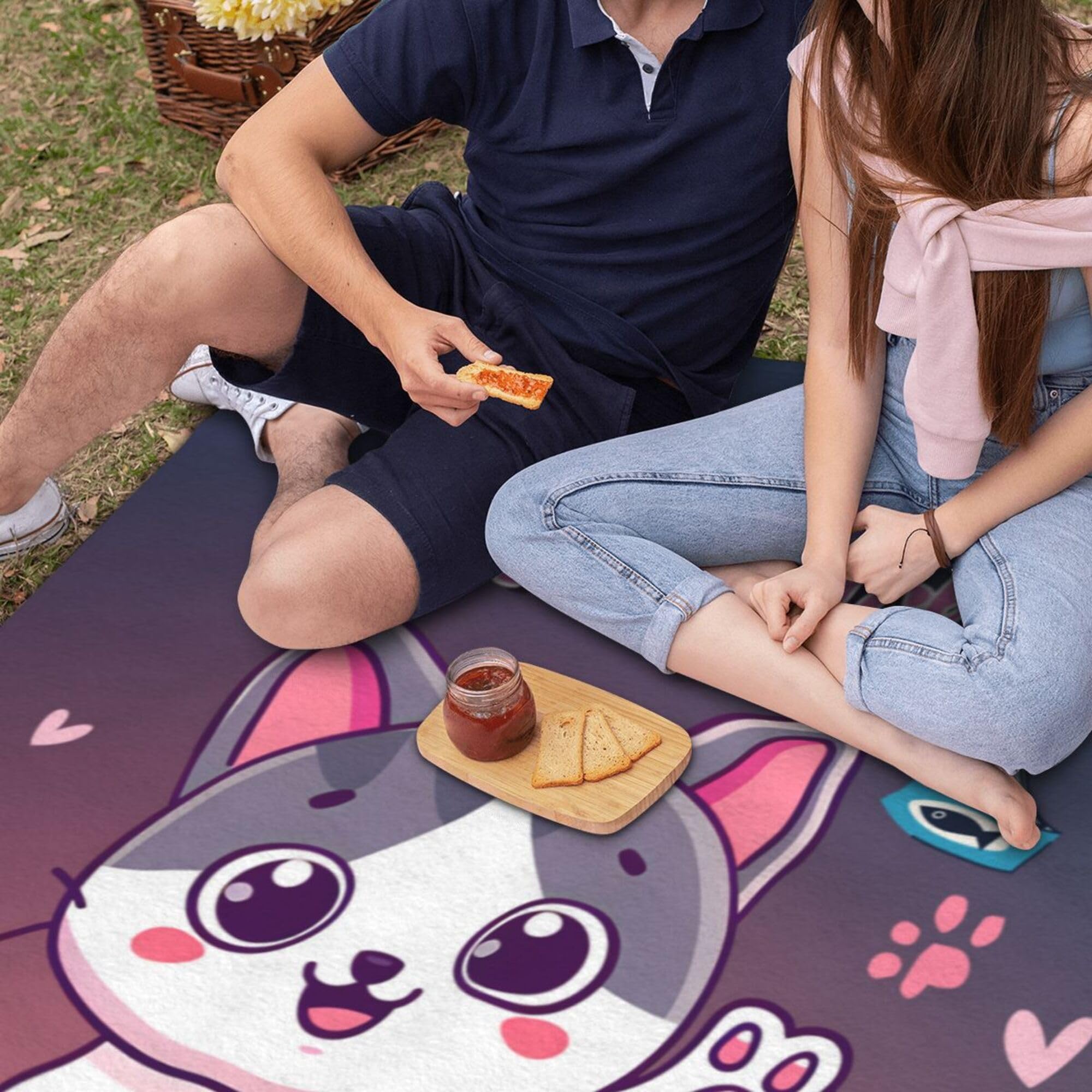 Cozy Cat Blanket Gift for Cat Lovers - Soft Fluffy Throw for Women & Men (130x150cm) - Perfect Birthday, Christmas & Housewarming Present for Pet Owners - Ideal for Cuddling, Sofa Lounging & Bedroom Decor