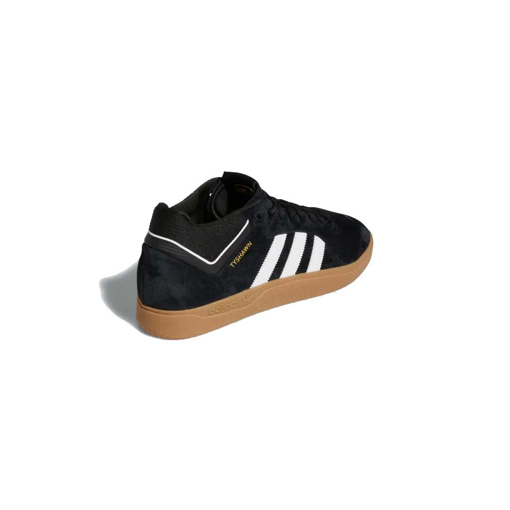 Adidas Tyshawn Sneakers - Core Black/Cloud White/Gold Metallic - Men's Running Shoes for Gym, Workout & Casual Wear