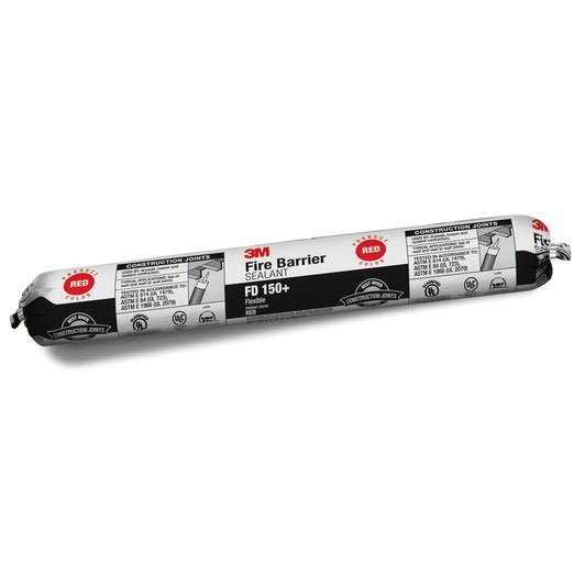 3M Fire Barrier Sealant FD 150+ (Red) - Intumescent Firestop Sealant for Gaps & Penetrations - Ideal for Electrical, Plumbing & HVAC Openings in Commercial Buildings