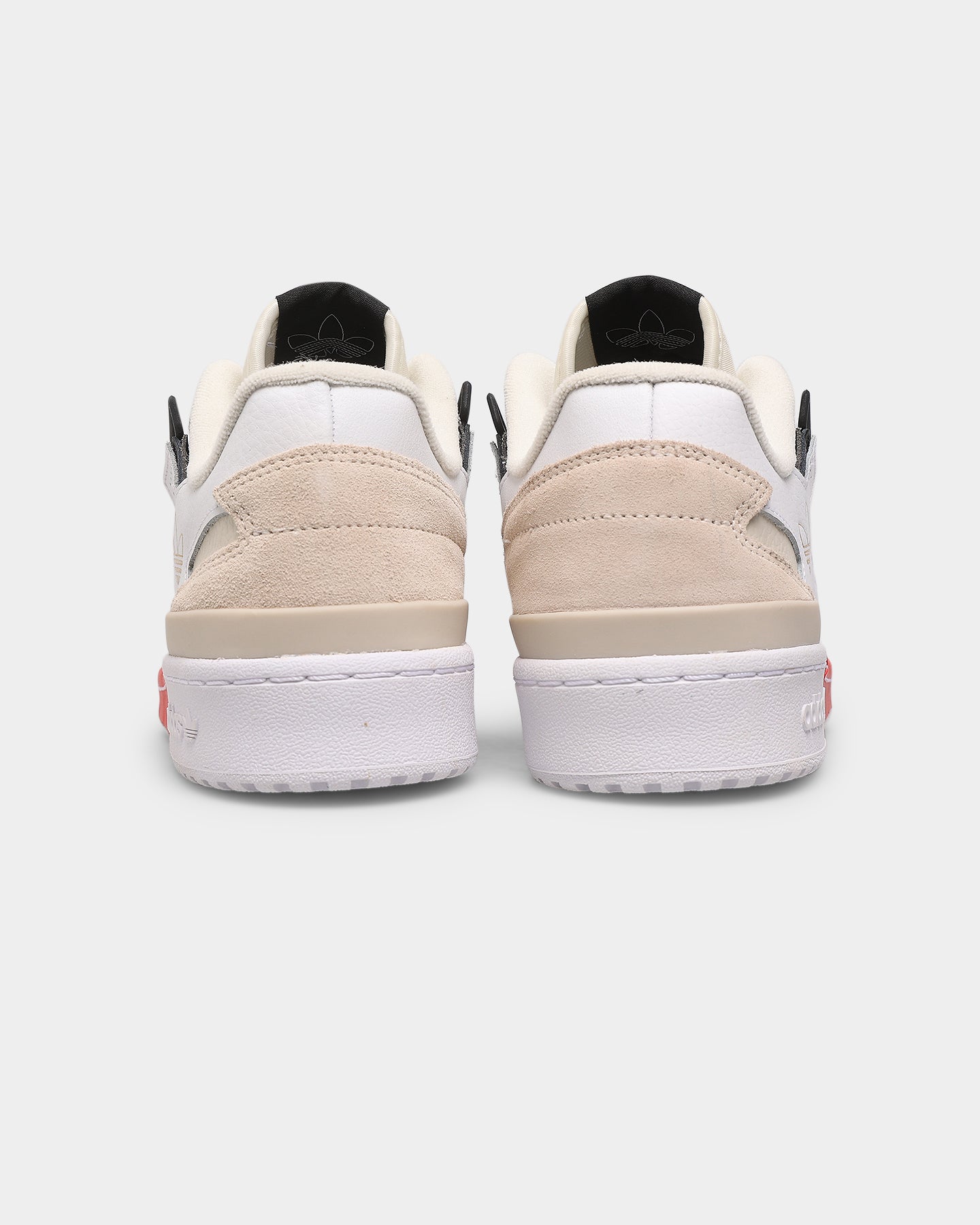 Adidas Forum Exhibit Low Sneakers - White/Black/Red - Men's Casual Shoes for Streetwear & Everyday Comfort