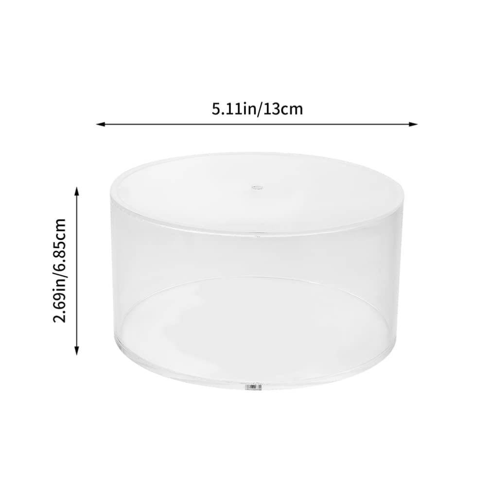 Zerodeko Clear Acrylic Belt Display Box - Makeup & Jewelry Organizer for Vanity, Desk, Closet, Purse - Transparent Storage Container for Accessories, Watches & Cosmetics | Perfect for Home, Office & Travel Organization