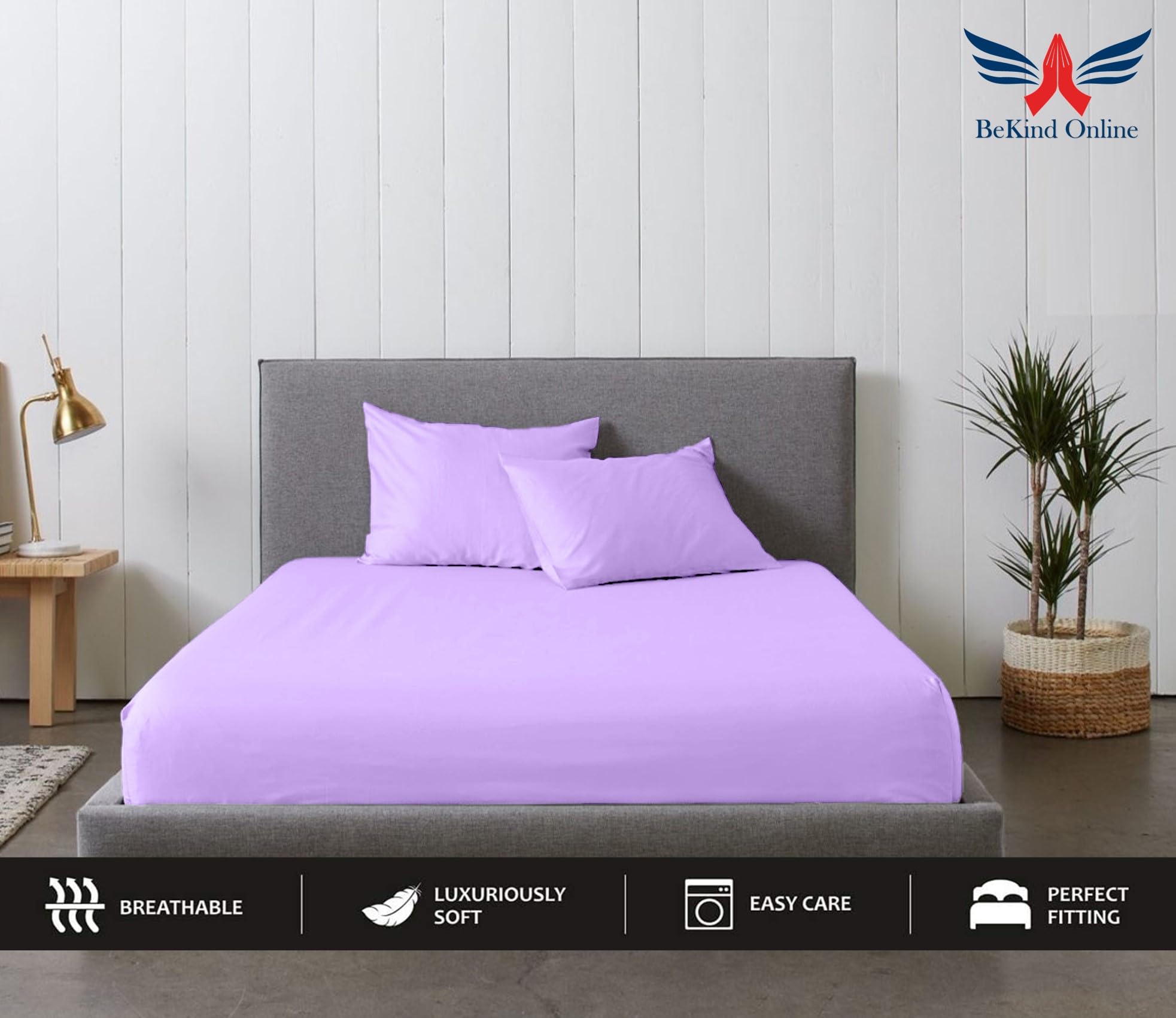 800 Thread Count 100% Organic Cotton Twin Sheets Set - Extra Deep Pocket Fits 22