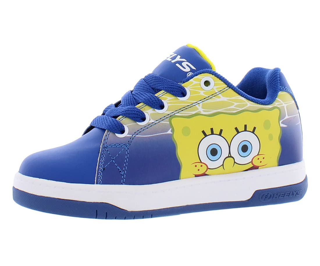 HEELYS Unisex Kids Spongebob Wheeled Sneakers with Heel Wheels - Fun Roller Shoes for Boys & Girls, Perfect for Playground, School & Outdoor Activities