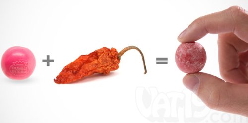 Sonoran Spice Cinnamon Ghost Pepper (Bhut Jolokia) Gumballs - 25 Count Pouch | Hot & Spicy Candy for Halloween Treats, Party Favors & Unique Gifts