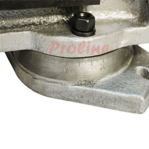 Heavy Duty 4 Inch Swivel Base Milling Machine Vise with Ruler - 3-1/8 Inch Jaw Opening for Precision Metalworking and CNC Machining - Perfect for Workshop, Garage, and Industrial Applications