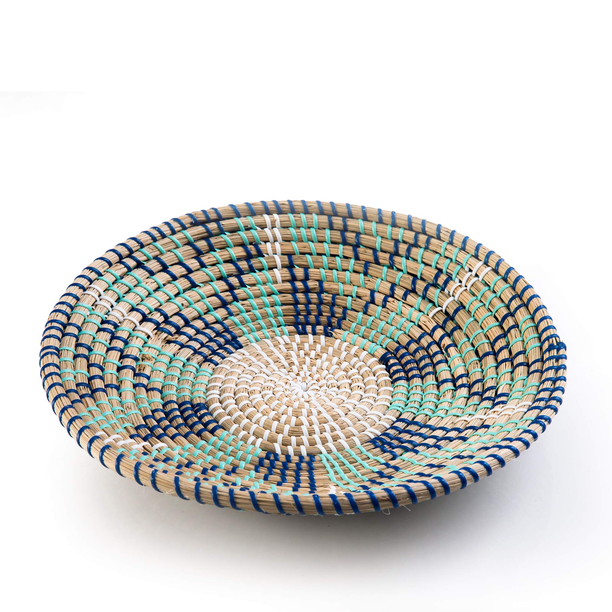 Natural Seagrass Woven Wall Basket - 13.7