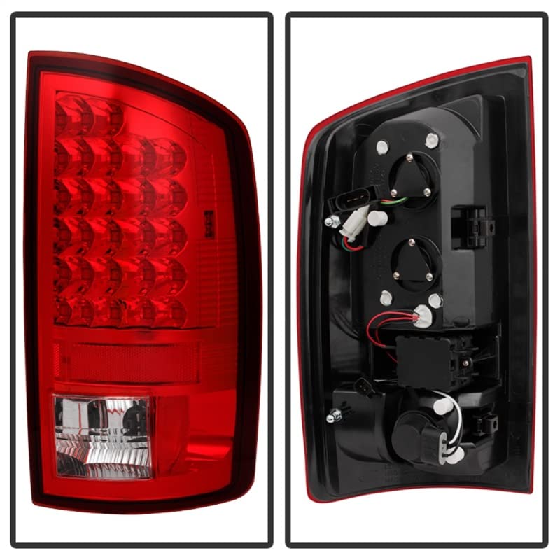 Spyder Auto 5002631 LED Tail Lights - Red/Clear Smoke Lens - Compatible with [Vehicle Model] - High Visibility & Durable Design - Perfect for Night Driving & Car Customization
