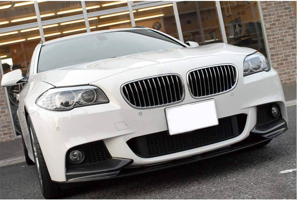 2011-2016 BMW 5 Series F10 M Sport Front Bumper Lip Splitter - Unpainted ABS Plastic Spoiler for Enhanced Aerodynamics & Sporty Look - Perfect for Car Enthusiasts & Performance Upgrades