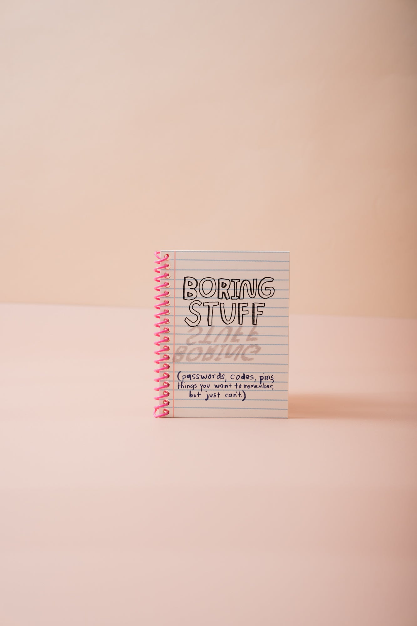 Boring Stuff Journal - Minimalist Notebook for Daily Thoughts, Notes & Journaling | Perfect for Work, School & Personal Use