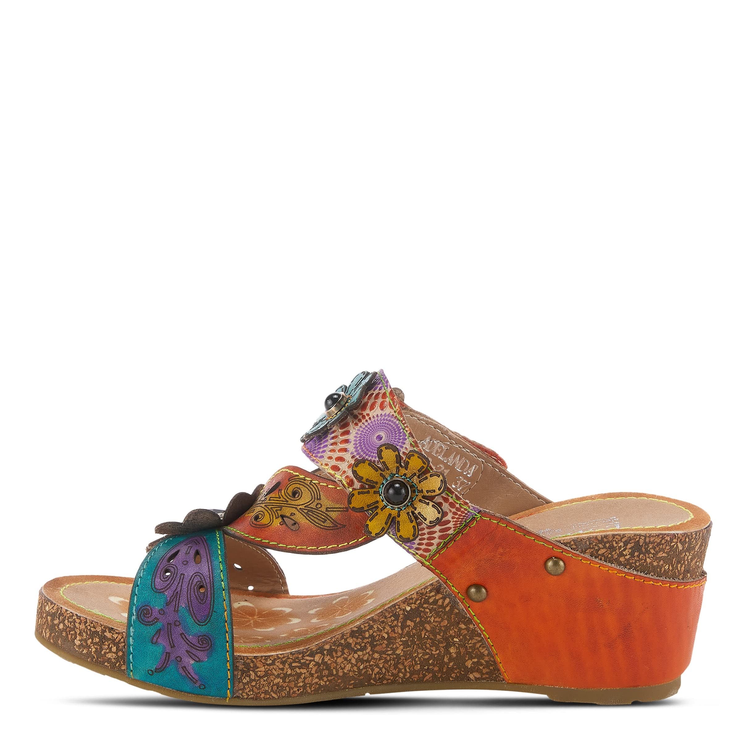 Spring Step L'Artiste Women's Adelanda Comfort Slide Sandals - Breathable Orthopedic Summer Shoes for Beach, Pool, and Casual Outings