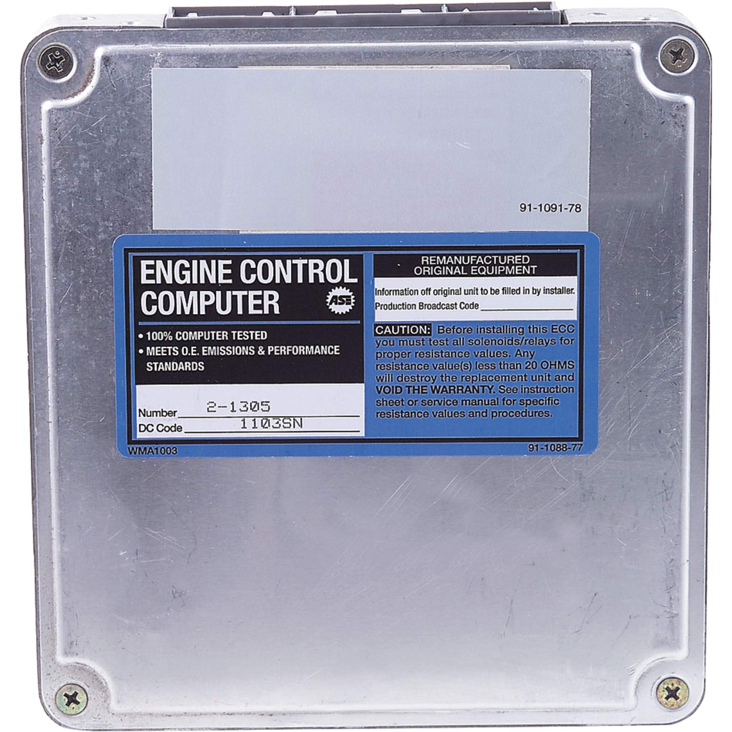 Cardone 72-1305 Remanufactured Engine Control Module (ECM) - Car Computer ECU for Improved Engine Performance | Compatible with Multiple Vehicle Models | Perfect for Engine Repairs & Diagnostics