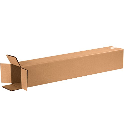 Tape Logic TLHD6636DW 6x6x36 Inch Double Wall Corrugated Shipping Boxes - Kraft Brown Heavy Duty Pack of 15 - Perfect for Moving, Storage & Ecommerce Shipping
