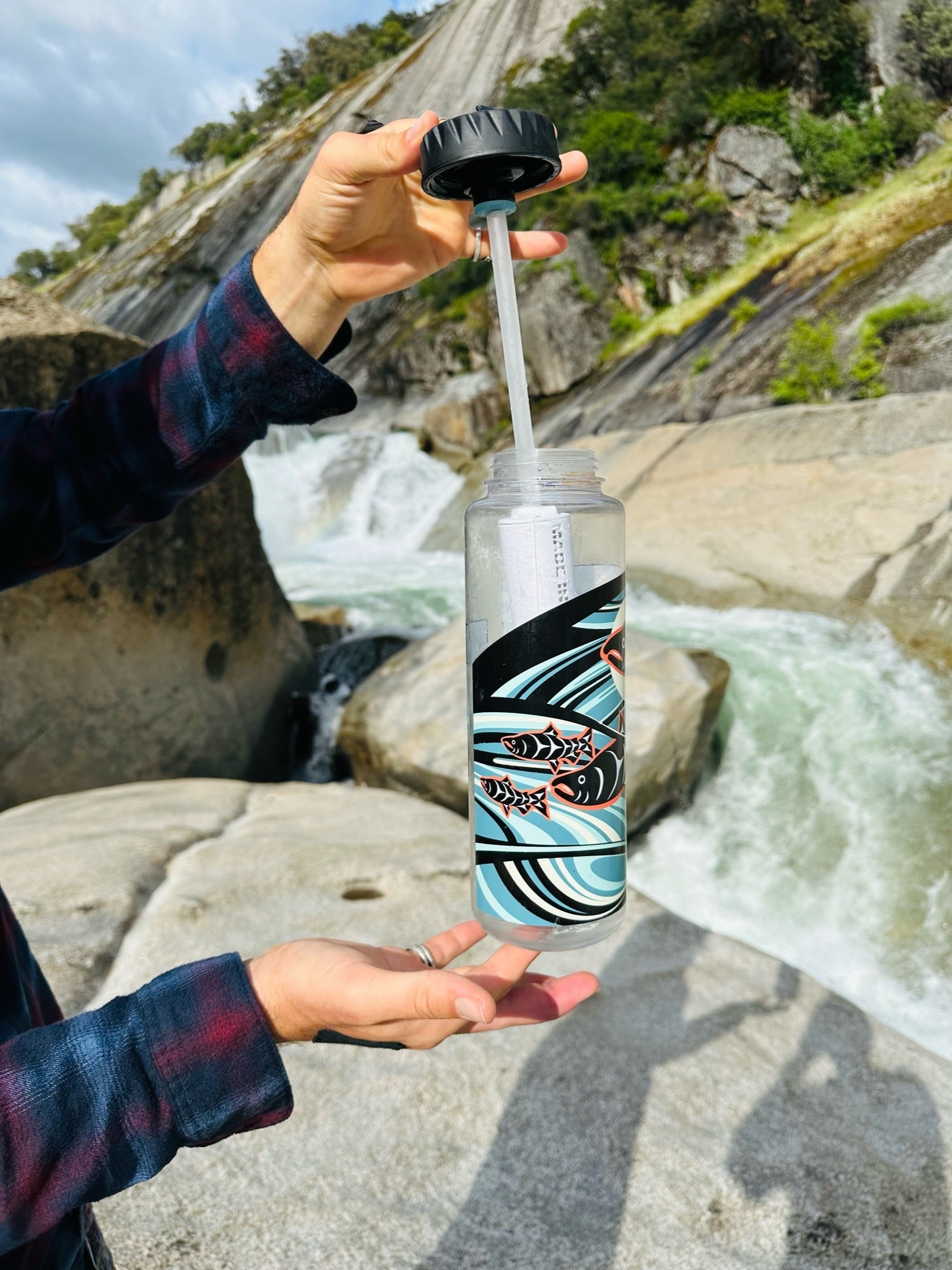 Nalgene OG Leggitt & LaClair Art Water Bottle - 32oz & 48oz BPA-Free Reusable Bottle for Hiking, Gym & Outdoor Adventures
