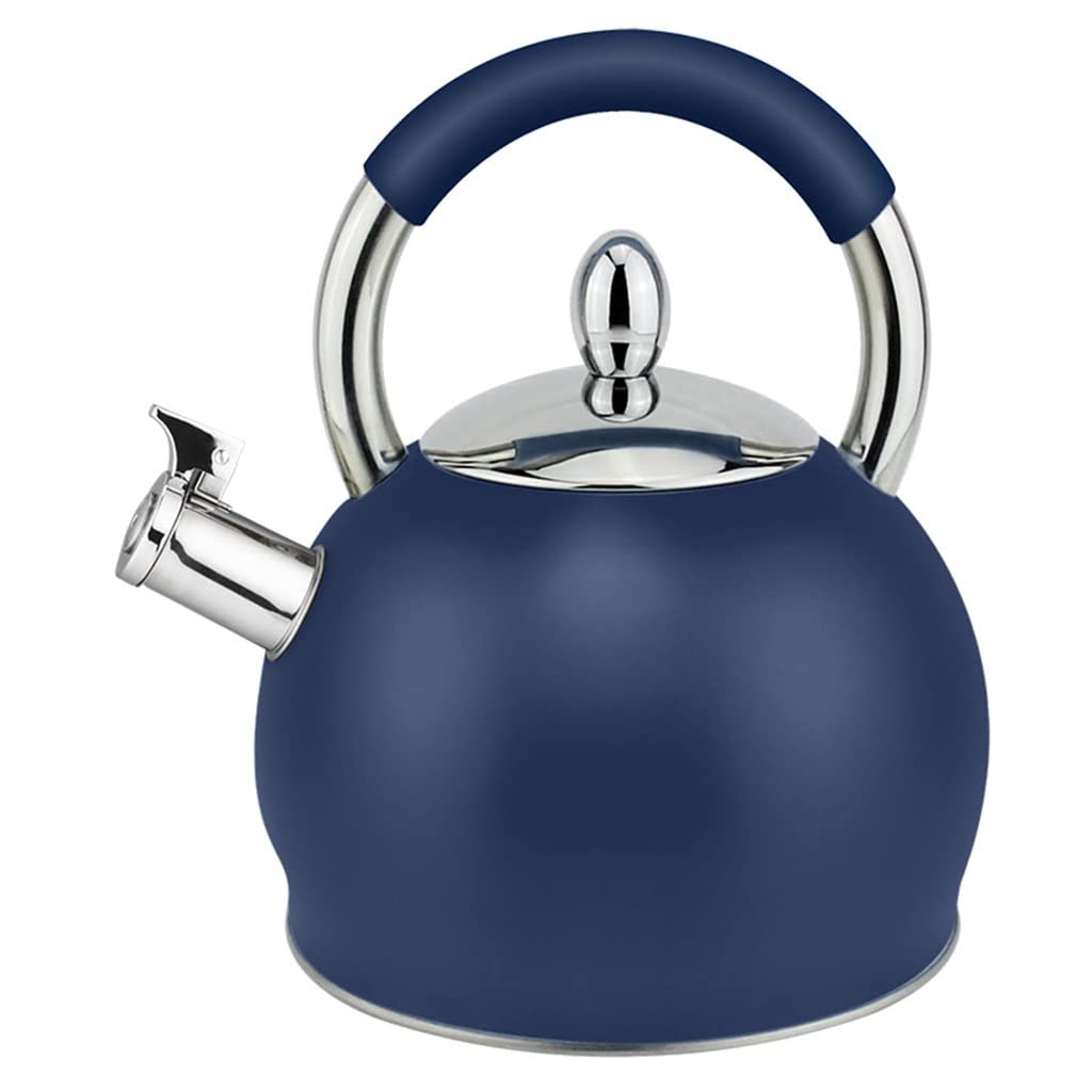 GLXLSBZ 3.0L Large Capacity Whistling Tea Kettle - Stainless Steel Stovetop Pot for Gas & Electric Stoves - Perfect for Home, Office & Camping Tea Brewing