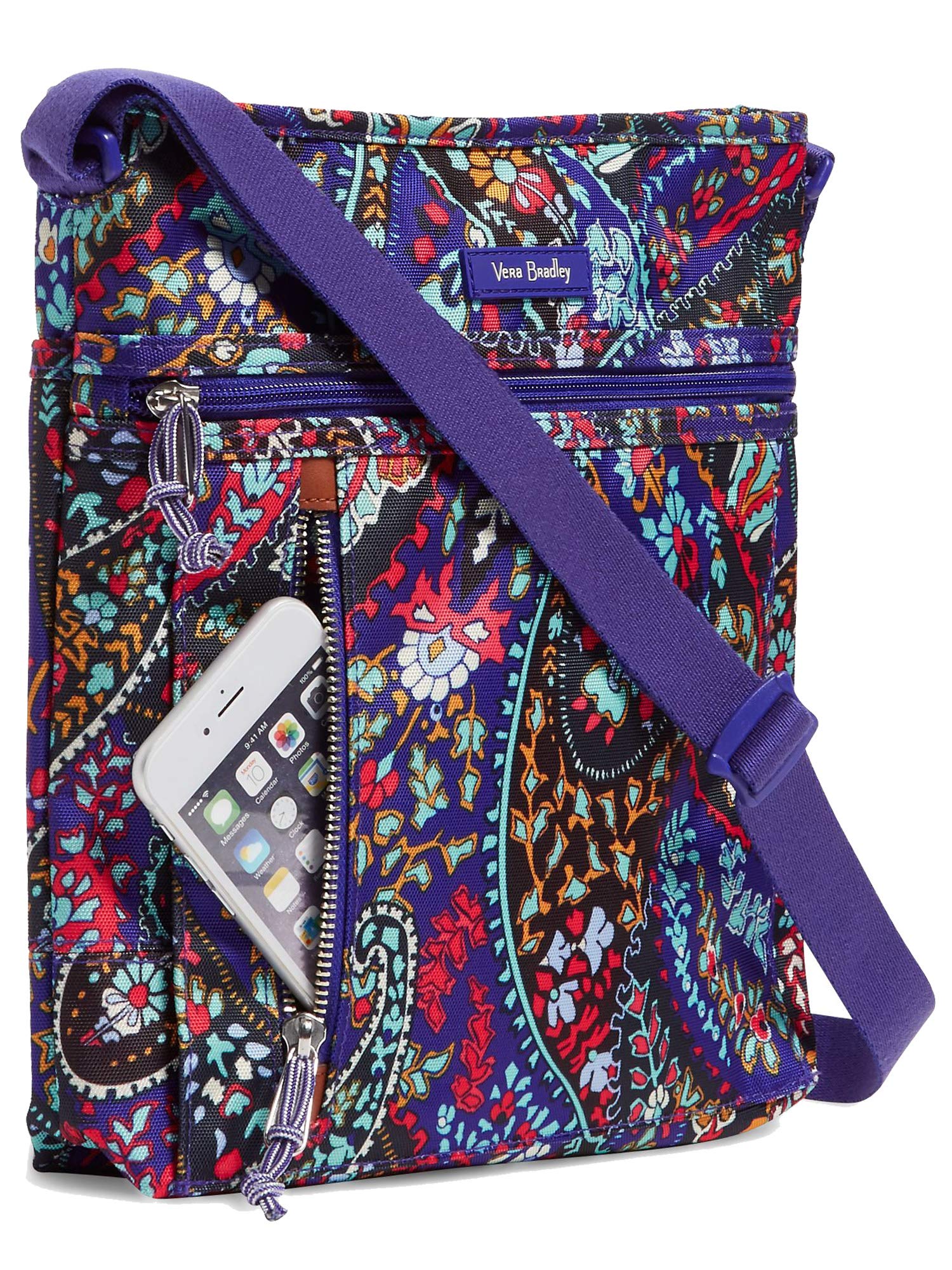 Vera Bradley Lighten Up Travel Ready Crossbody Purse - Stylish & Compact Bag for Women | Perfect for Travel, Shopping & Everyday Use