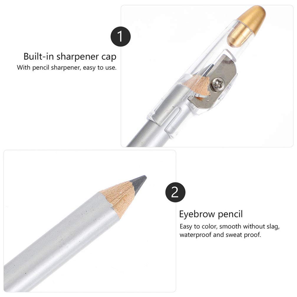 Beaupretty 10-Piece Makeup Kit - Highlighter Pen, Eyebrow Pencils with Sharpener, Long-Lasting Eyeliner & Eyebrow Styling Pencils for Women & Girls | Perfect for Everyday Makeup, Professional Styling & Travel Beauty Essentials