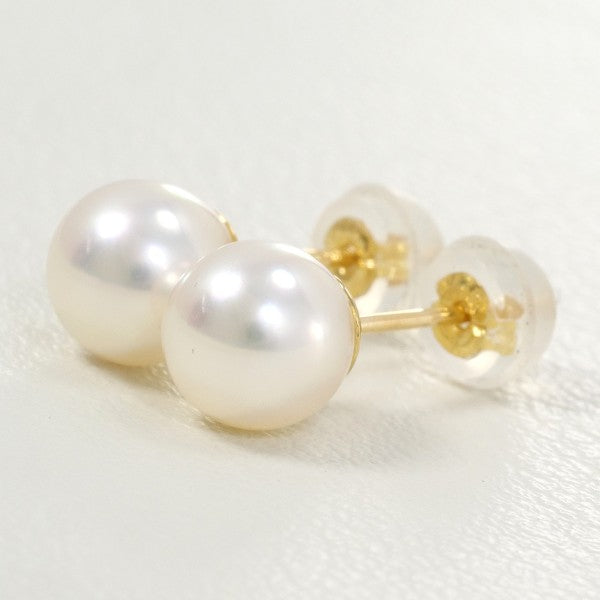 18K Yellow Gold Pearl Earrings for Women - Elegant Pearl Jewelry Gift for Wedding, Anniversary & Special Occasions