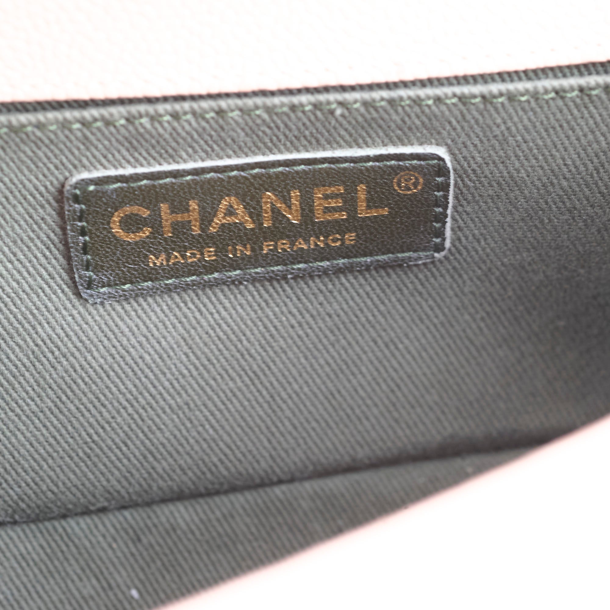 Chanel Small Boy Bag in Caviar Leather Beige - Luxury Designer Handbag for Women, Perfect for Parties & Evening Events