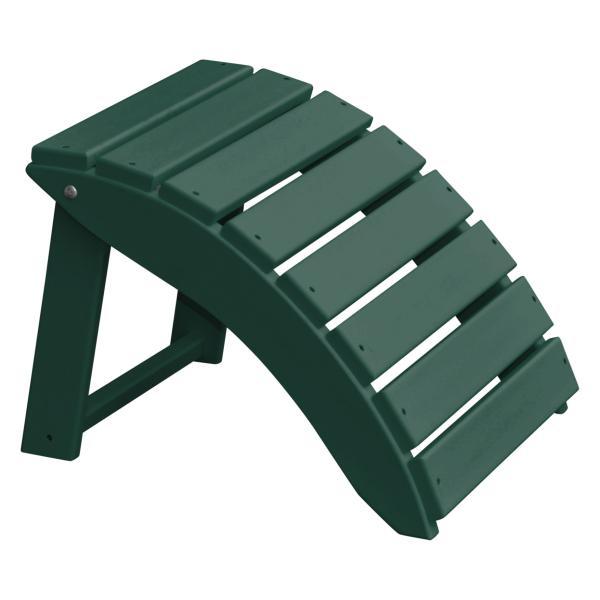 Eco-Friendly Recycled Plastic Folding Storage Ottoman - Compact & Lightweight for Small Spaces, Living Room, Bedroom, or Outdoor Use