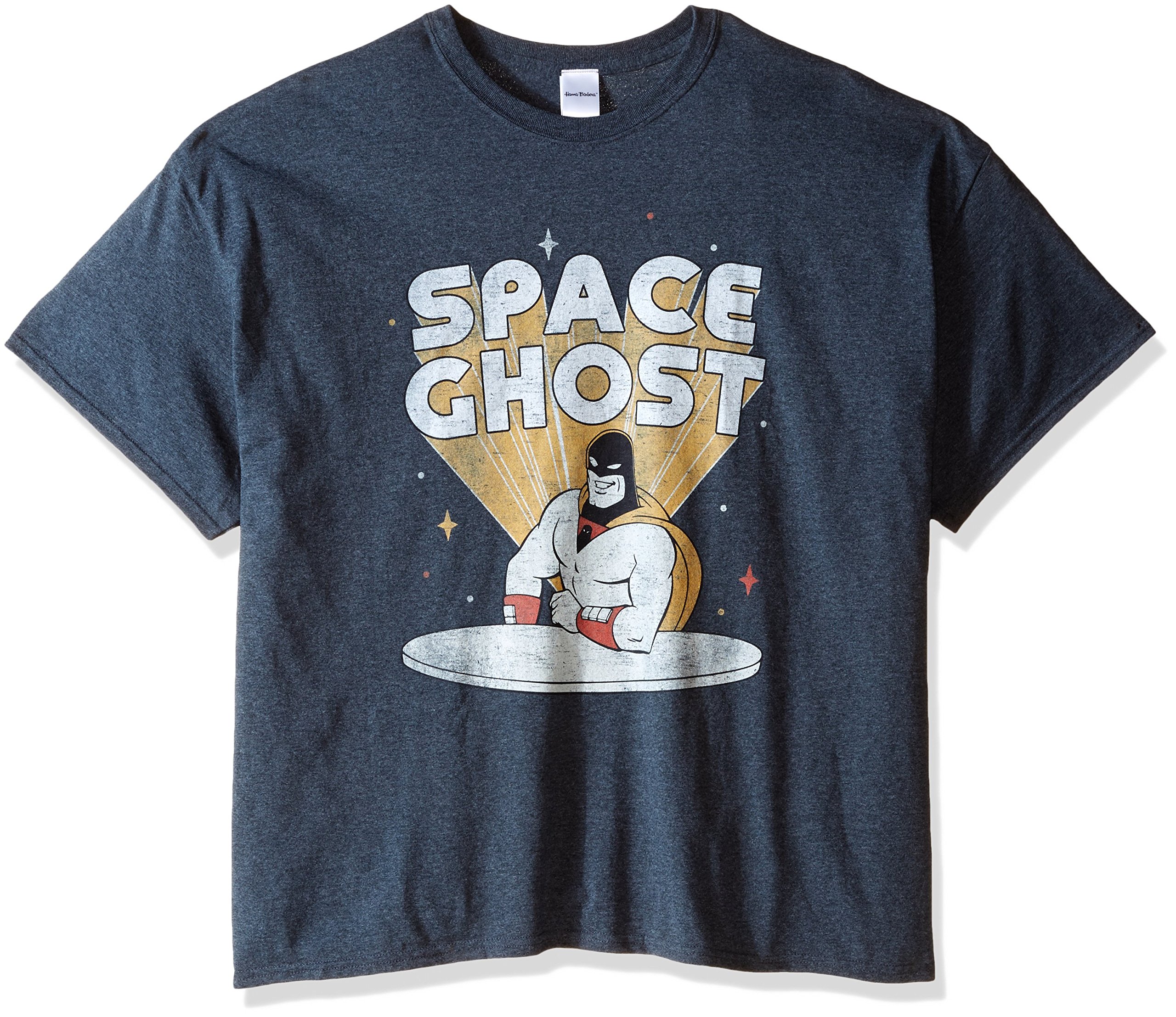 Space Ghost Men's Graphic T-Shirt | Hanna-Barbera Cartoon Vintage Tee - Perfect for Cosplay, Comic Con & Casual Wear