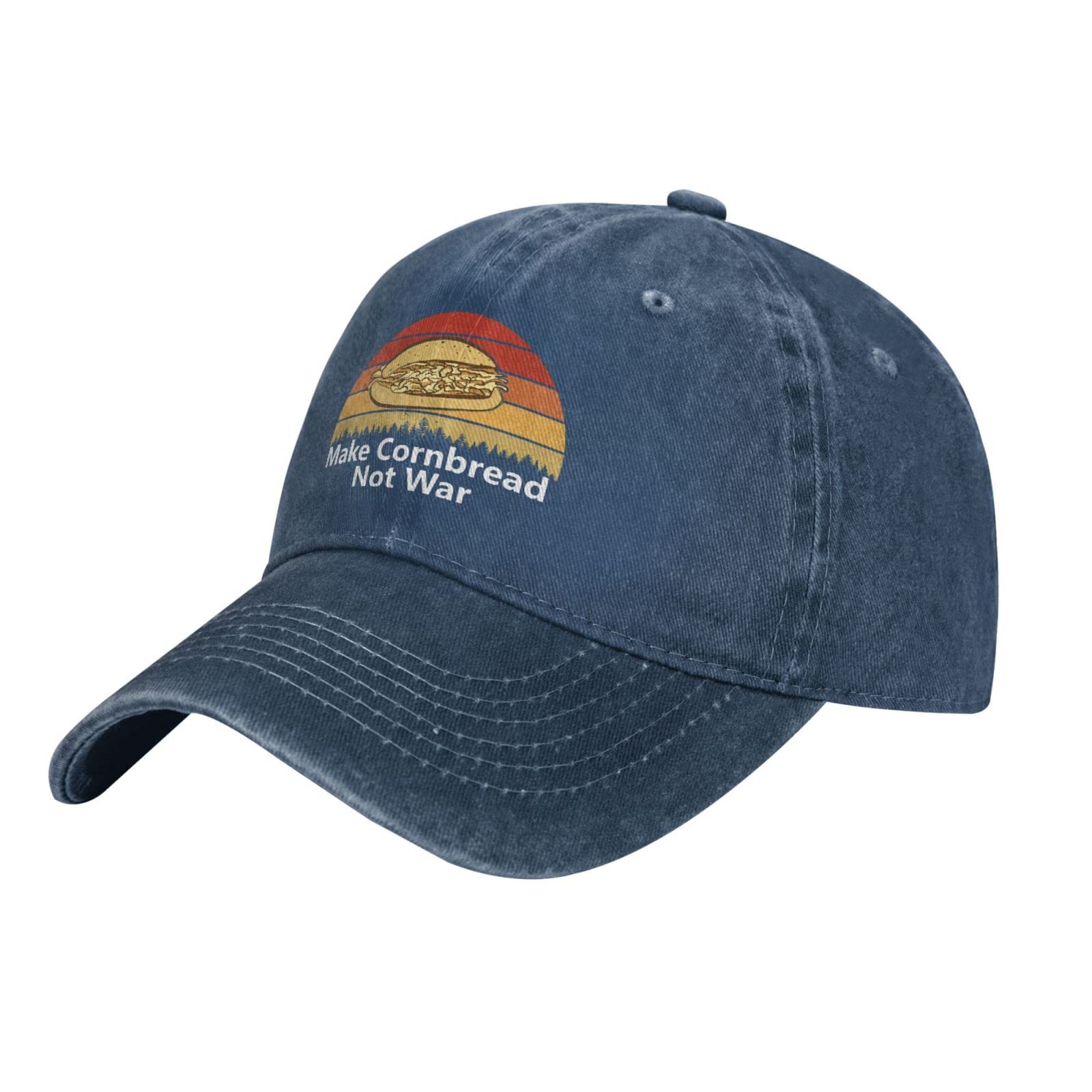 Make Cornbread Not Wars Hat - Men's Baseball Cap with Graphic Design - Perfect for Casual Wear, Outdoor Activities & Gifts