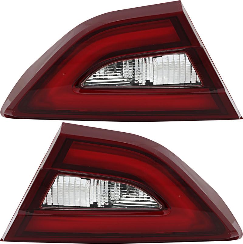 Nissan Maxima Inner Tail Lights Lamps Set - Compatible with 2016 2017 2018 Models - Driver & Passenger Side - Perfect for Night Driving & Enhanced Vehicle Safety