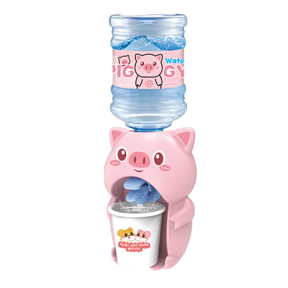 ABOOFAN Mini Pig Water Dispenser Toy - Cute Drinking Fountain Decor for Kids & Office Desk - Miniature Life Play Scene Model & Home Decoration Accessories - Perfect for Playtime, Parties, and Workspace Decor