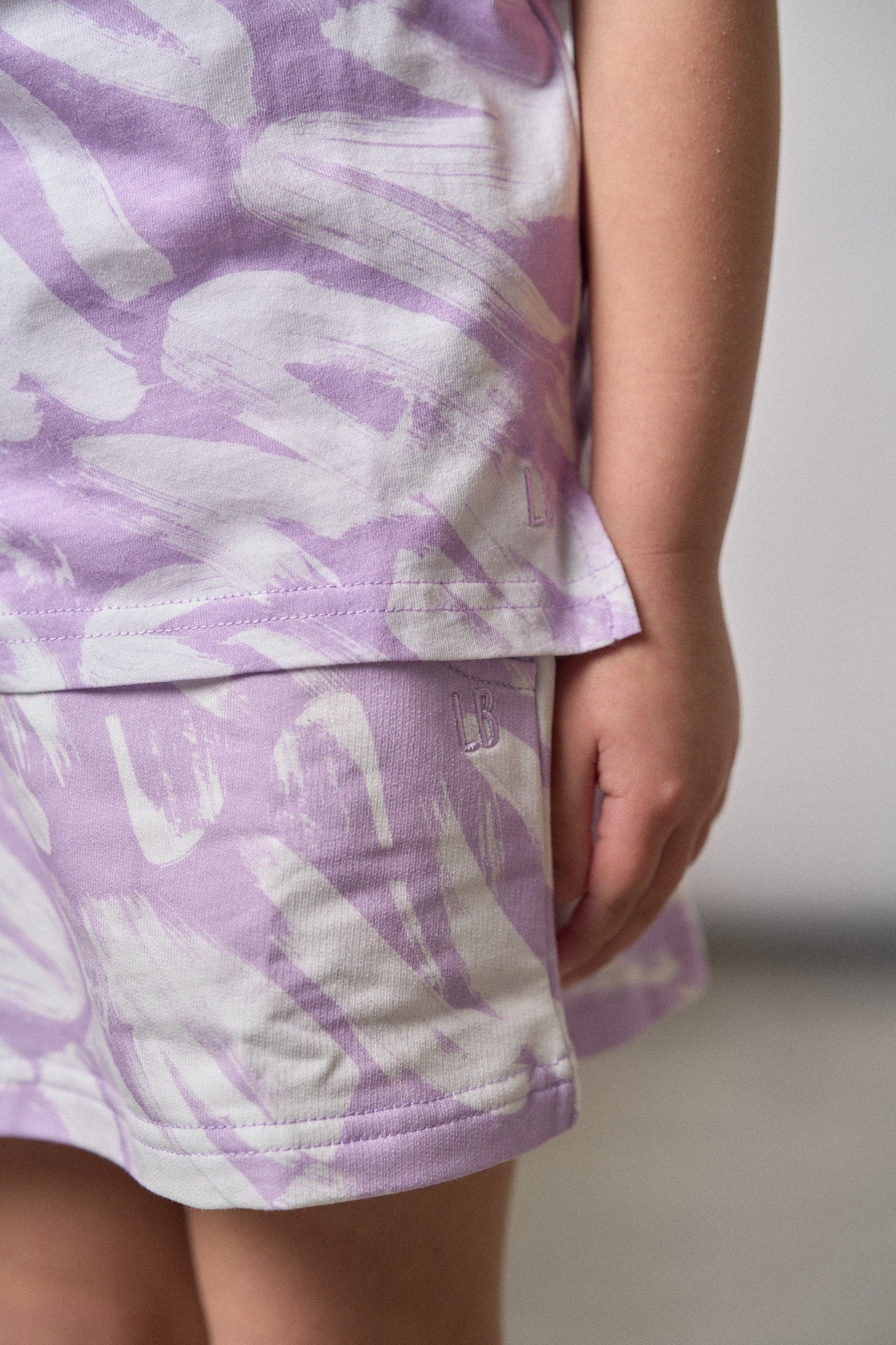 Lavender Brush Stroke Skort for Women - Flowy A-Line Tennis Skirt with Pockets | Perfect for Golf, Yoga, and Casual Wear
