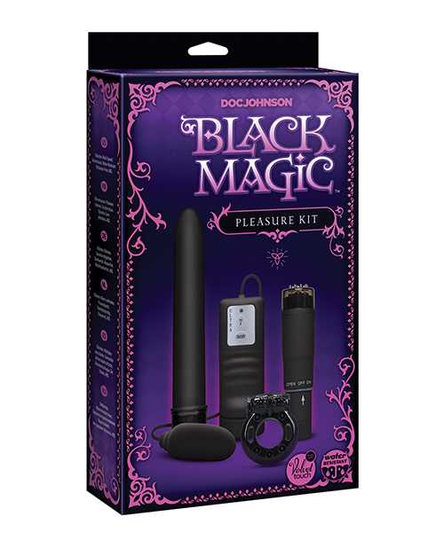 Black Magic Pleasure Kit - Premium Adult Intimacy Set for Couples - Enhance Romance & Spice Up Your Love Life - Perfect for Date Nights & Sensual Play