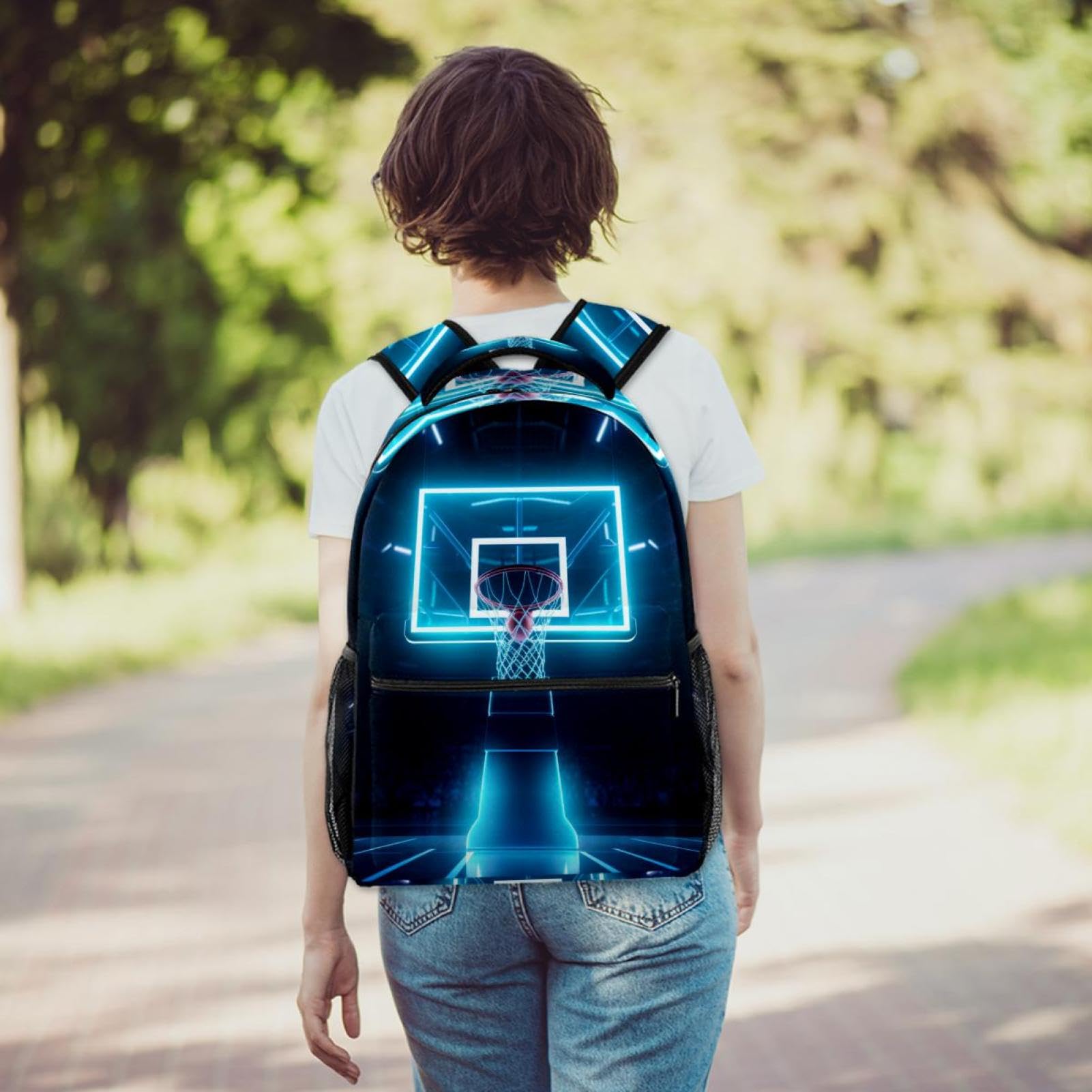 Best Travel Backpack for Men & Women - Durable Lightweight Hiking Backpack for Outdoor Sports, Gym & Basketball Stadium - Perfect for Camping, Work & Daily Commute