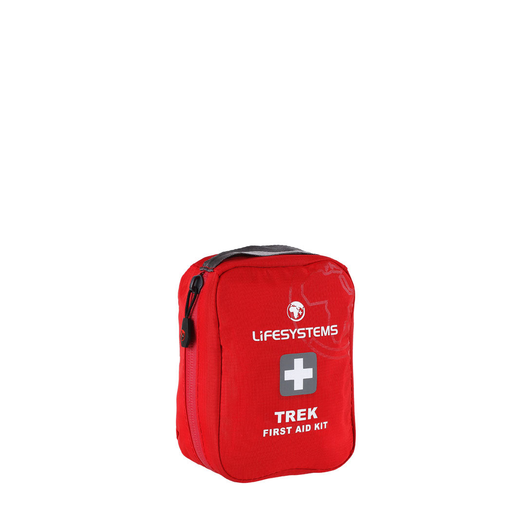 Lifesystems Trek First Aid Kit - Compact & Lightweight Emergency Medical Supplies for Hiking, Camping & Outdoor Adventures - Perfect for Backpacking, Travel & Survival Kits