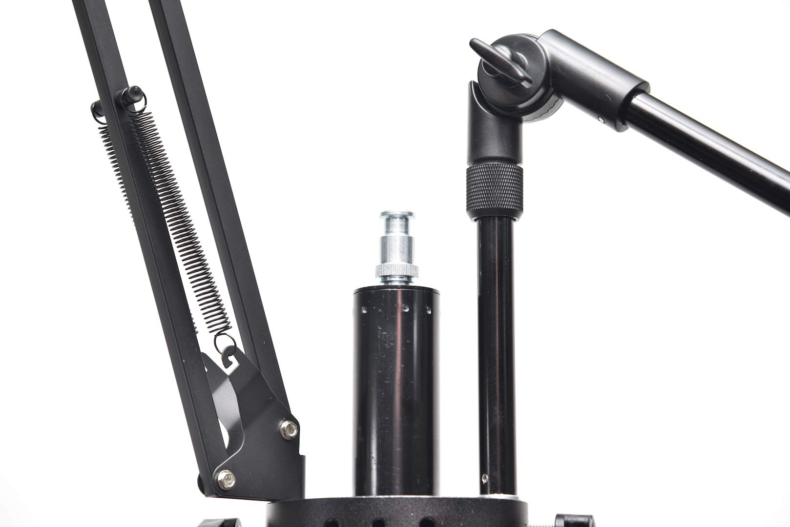 Glide Gear DST100 Desktop C-Stand - Adjustable Studio Stand for Podcasting, Live Streaming, Video Recording & Photography - Perfect for YouTube, Zoom Meetings & Content Creation