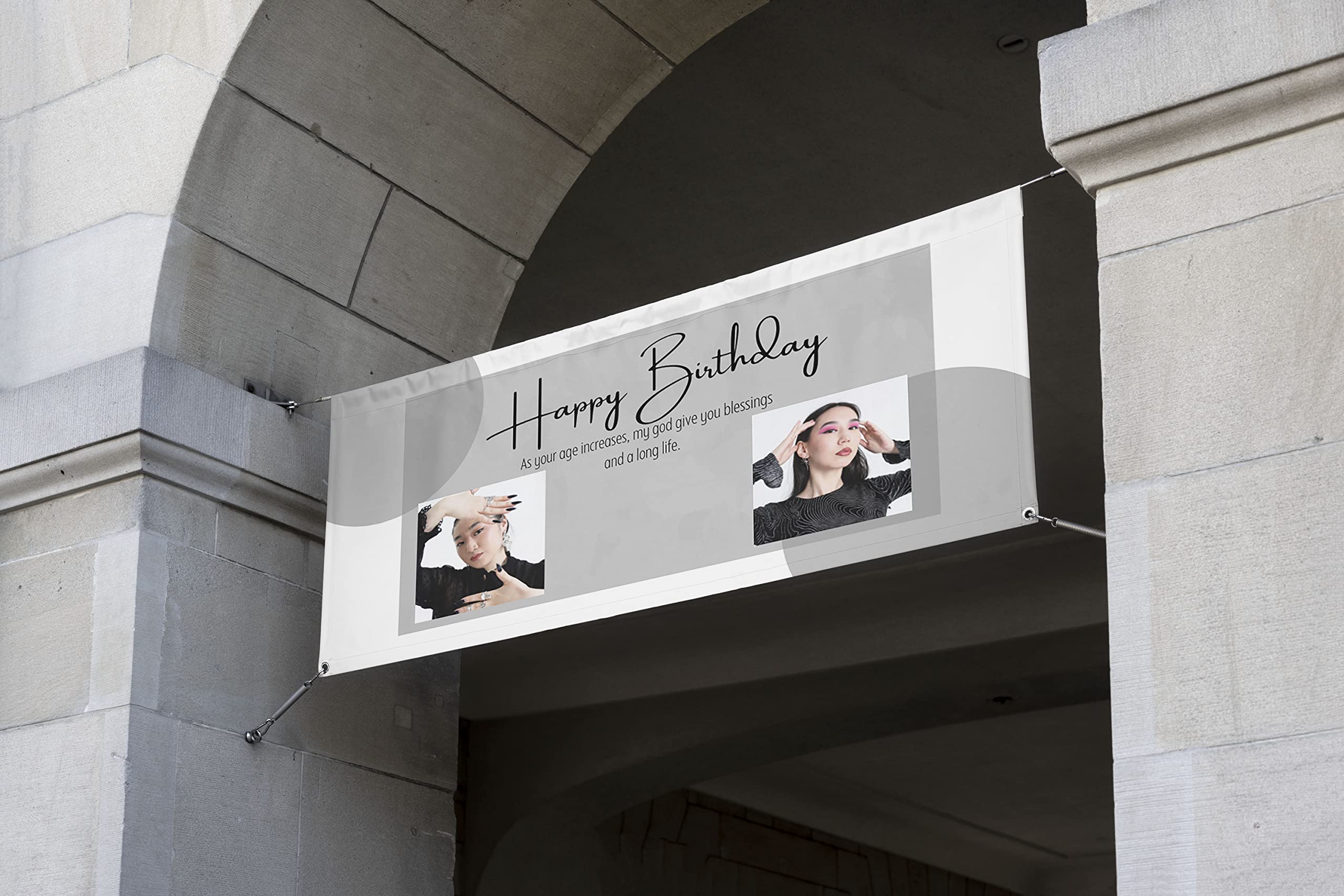 Custom Birthday Vinyl Banner - Personalized Party Backdrop for Celebrations