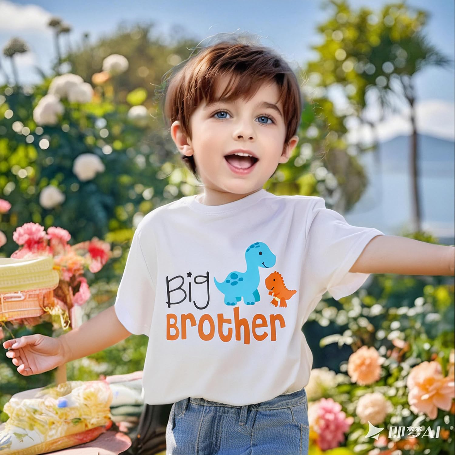 Big Sister Little Sister Matching T-Shirts for Baby Boys & Girls - Sibling Outfits for Twins, Brothers & Sisters | Perfect for Family Photos & Special Occasions