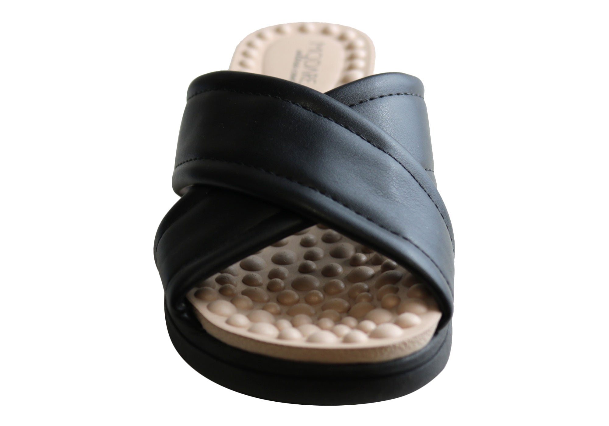 Ultracomfort Anabelle Women's Comfort Slides with Massage Balls - Soft House Slippers for Relaxation at Home, Spa & Lounge Wear