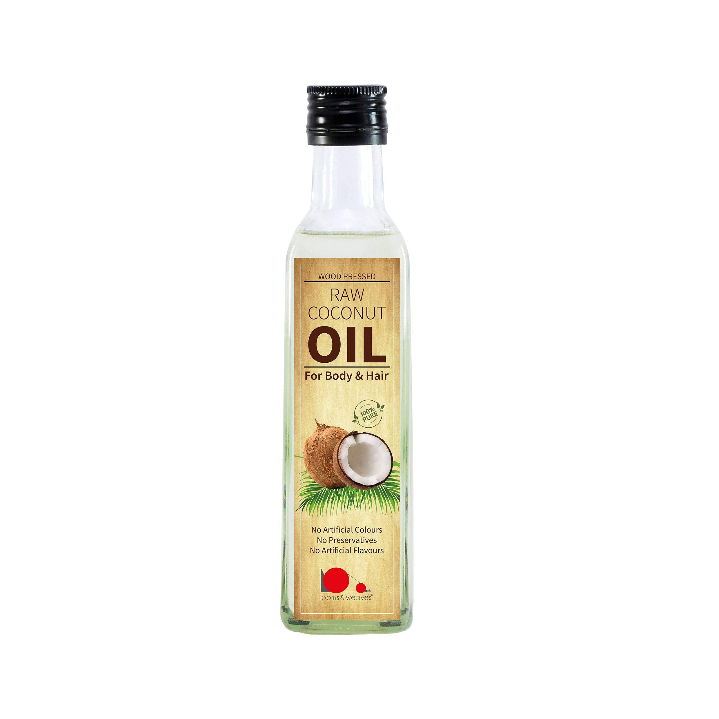 Organic Virgin Coconut Oil for Skin & Hair Care - 100% Pure Cold Pressed, Unrefined, Natural Moisturizer for Face, Body & Baby - Anti-Aging, Hydration & Nourishment - 200ml - Perfect for Massage, Hair Mask & DIY Beauty Recipes