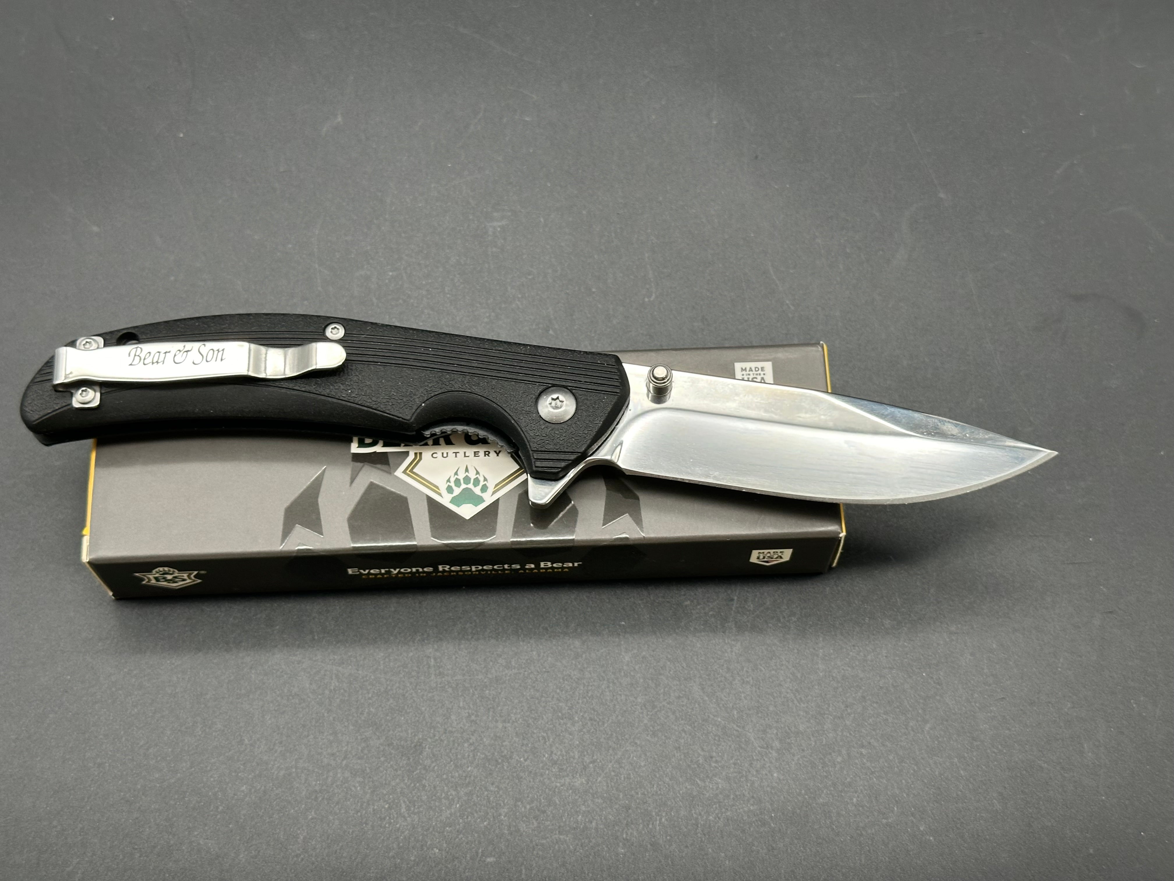 Bear & Son Sideliner Liner Lock Folding Knife - 3.25