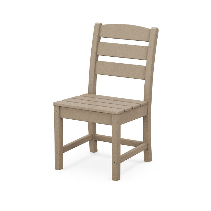POLYWOOD Lakeside Outdoor Dining Chair - Weather-Resistant Adirondack-Style Side Chair for Patio, Deck, Poolside & Garden - Comfortable & Durable Recycled Plastic Furniture