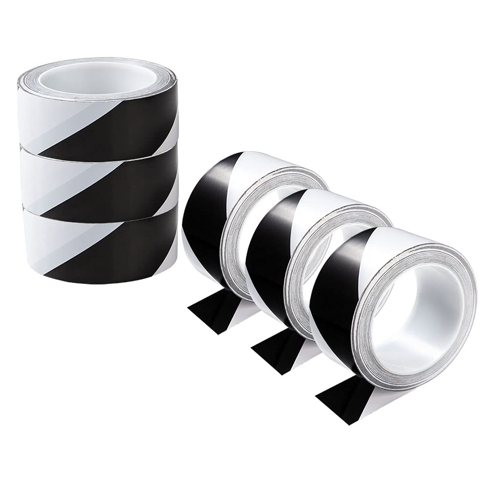 LeaGerous 6 Rolls Hazard Warning Safety Tape - 2