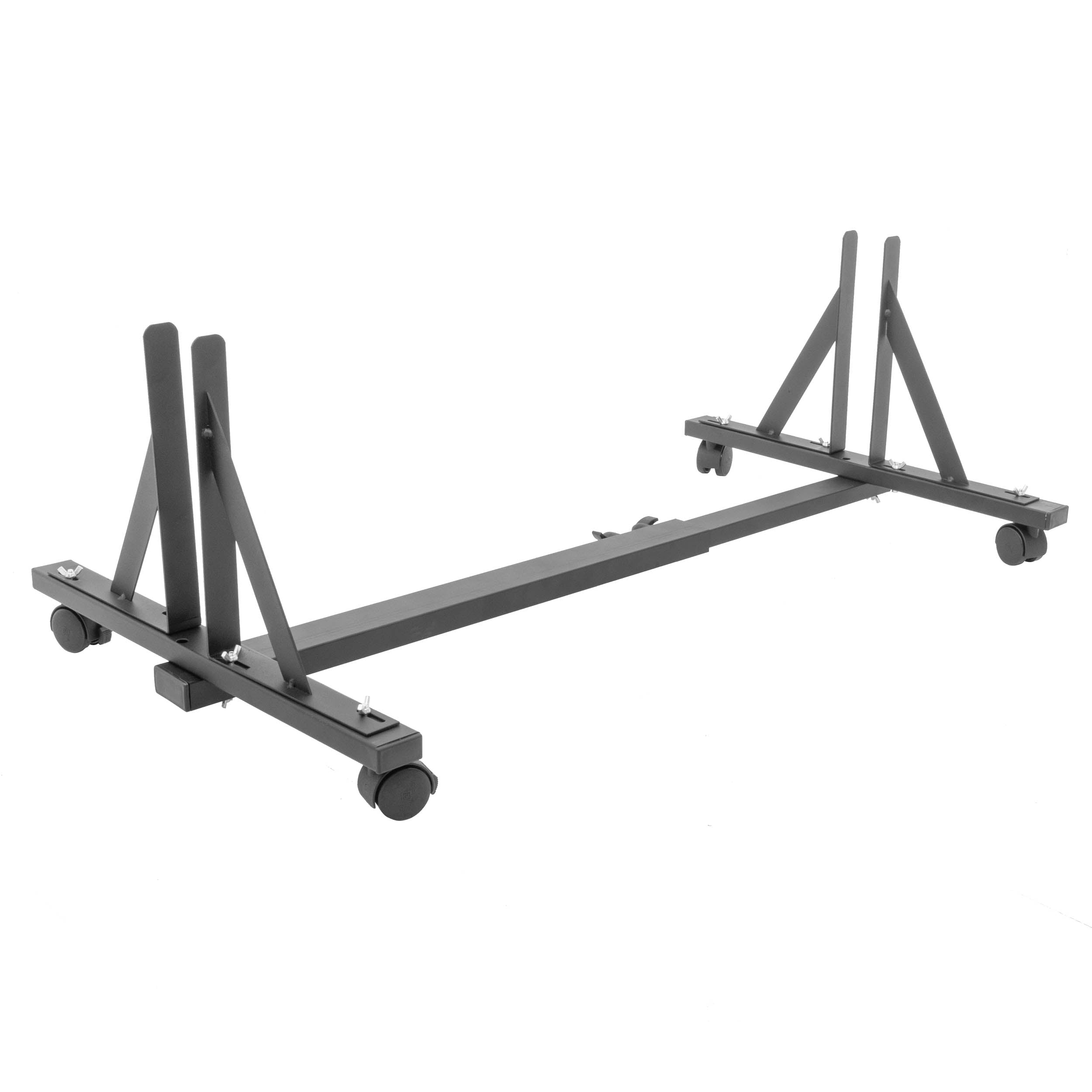 Heavy Duty Steel Polyboard Stand with Wheels - Mobile Storage Rack for Warehouses, Garages & Retail Stores