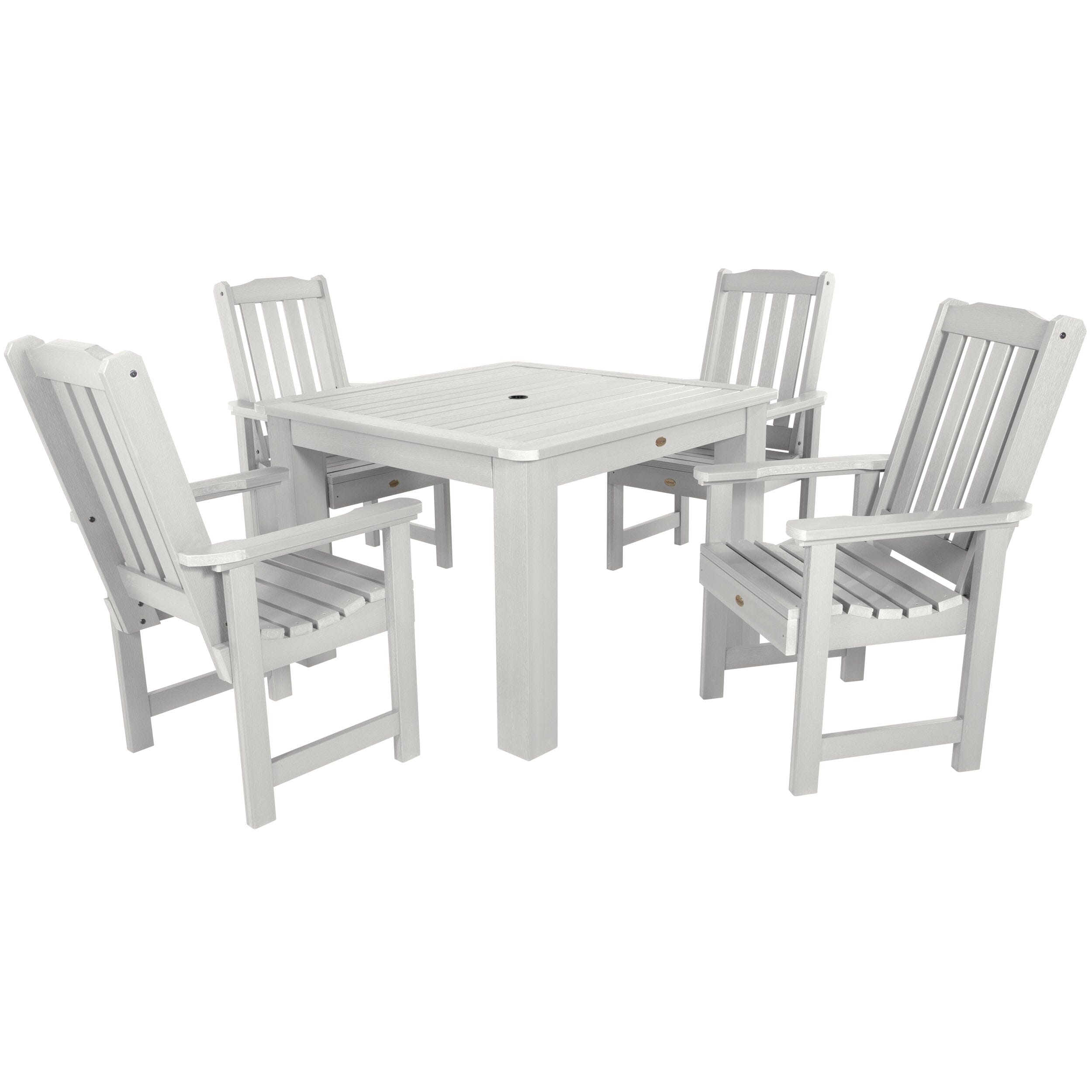 Lehigh 5-Piece Square Dining Set 42x42 Inches - Perfect for Small Spaces, Patios & Outdoor Dining | Durable & Stylish Dining Table with Chairs