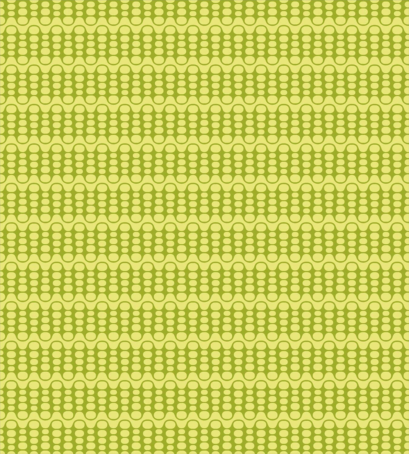 Ambesonne Vibrant Duvet Cover Set - Modern Geometric Minimalist Green Print | 2 Duvet Covers & 4 Pillowcases | 2-Pack King Size Bedding in Avocado Green | Perfect for Contemporary Bedrooms & Guest Rooms